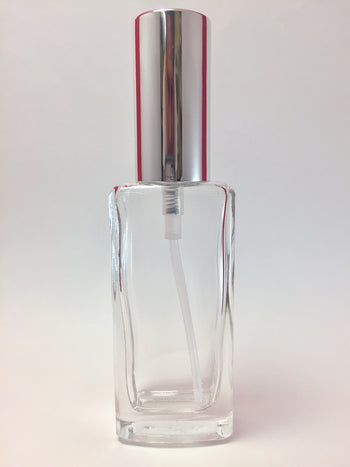 Refillable glass perfume bottle 1 oz