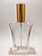 Refillable glass perfume bottle 2 oz