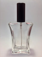 Refillable glass perfume bottle 2 oz
