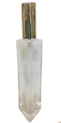 Refillable tall glass perfume bottle 2 oz